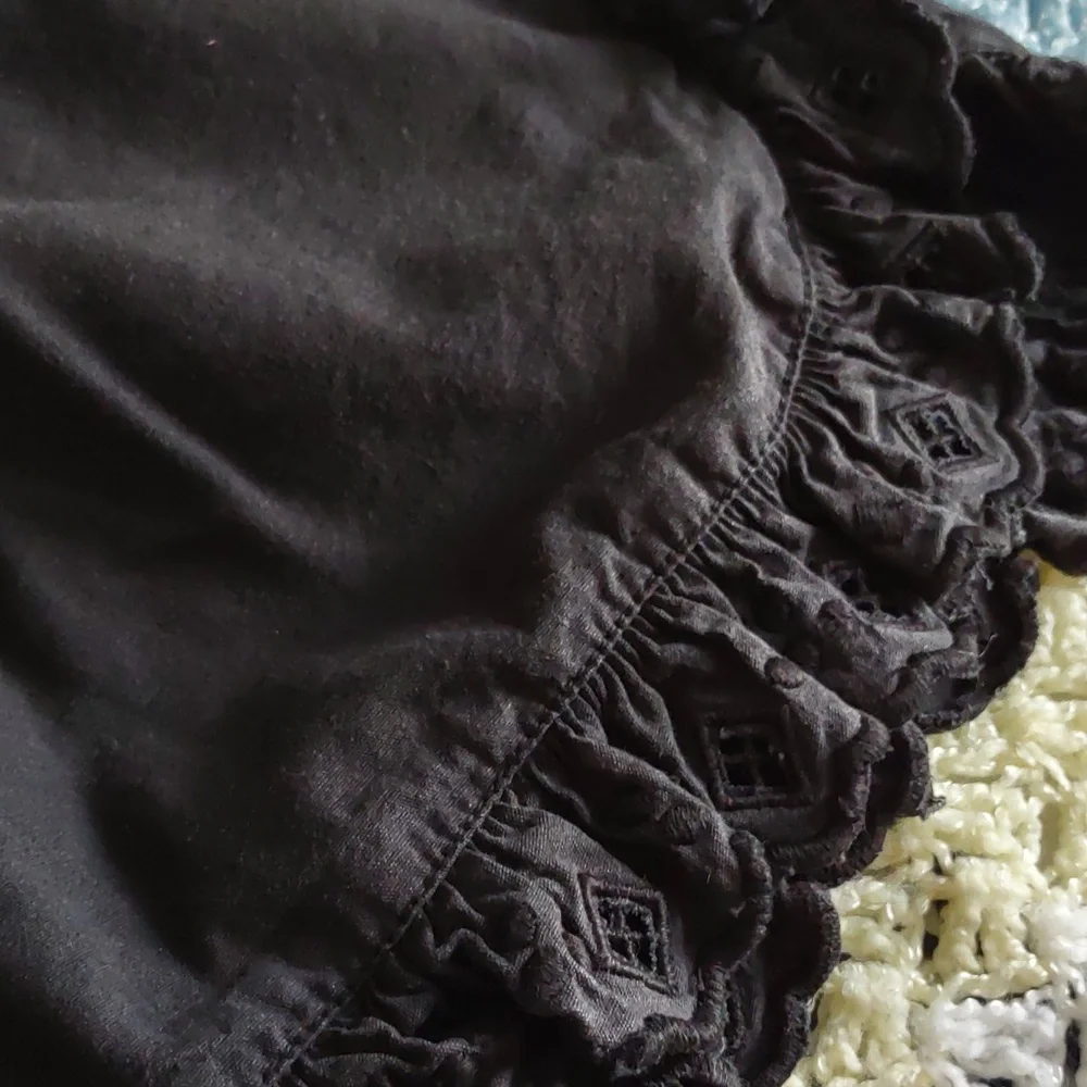 Sea New York Size 8 Kiara Light Black High Rise 100% Cotton Eyelet Shorts - Picture 15 of 16